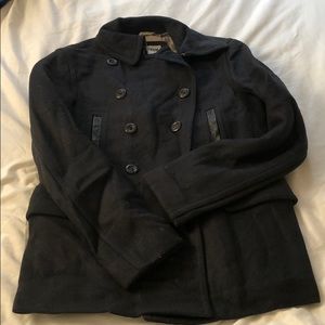 Mens Wool Pea Coat (XS)